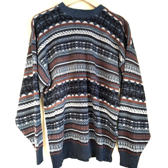 Vintage Sweaters - VTG Canadian made oversized knit sweater